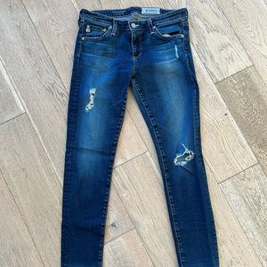 AG the legging ankle size 28 dark wash